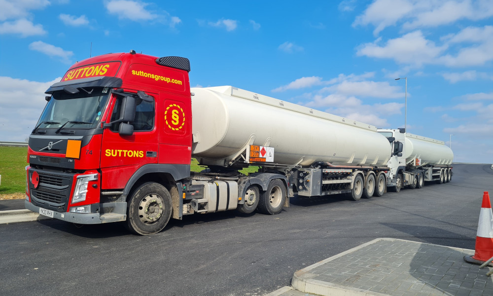 fuel tanker at Suttons